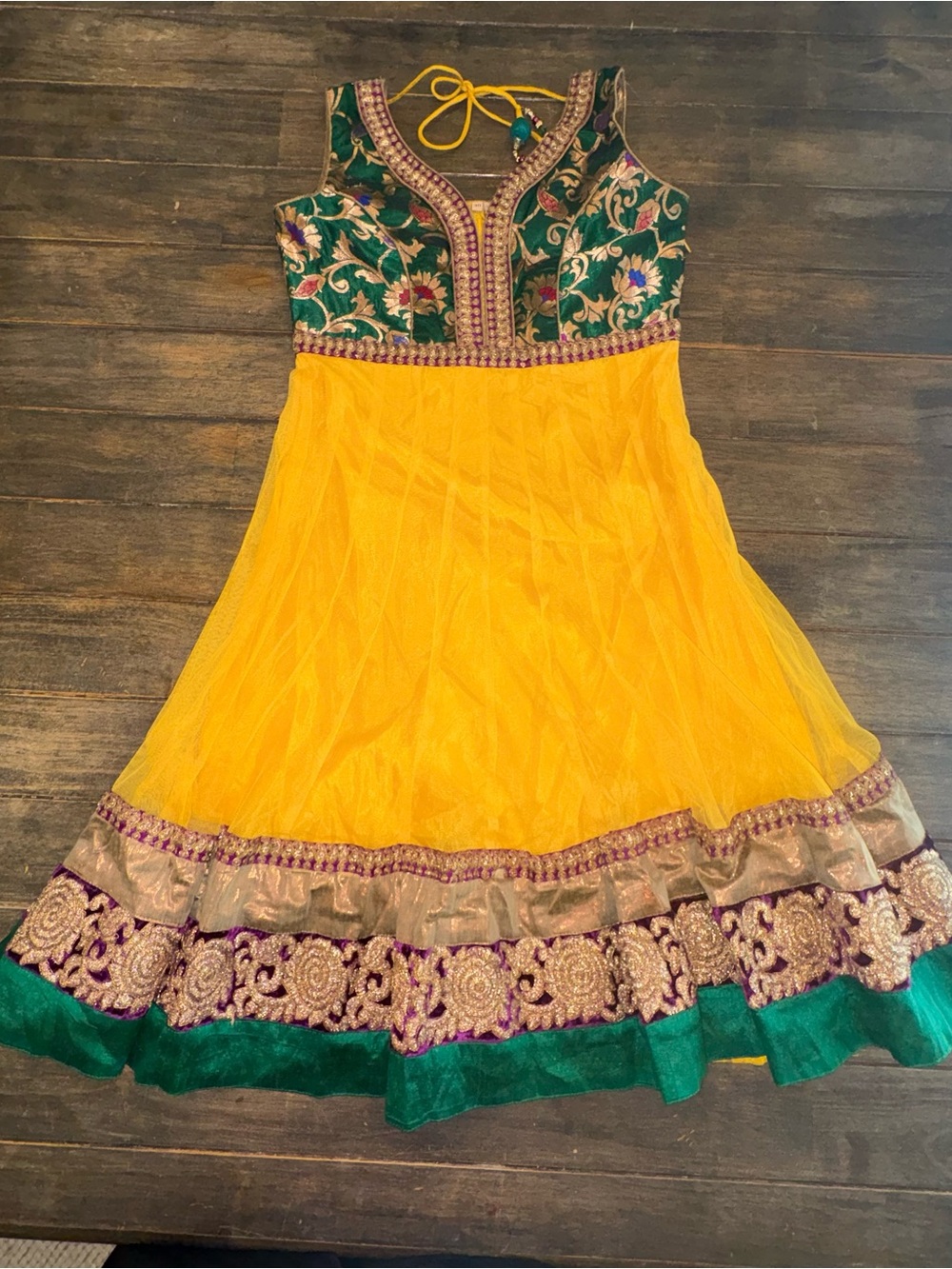 Girls Indian Traditional Dress Anarkali Lehenga